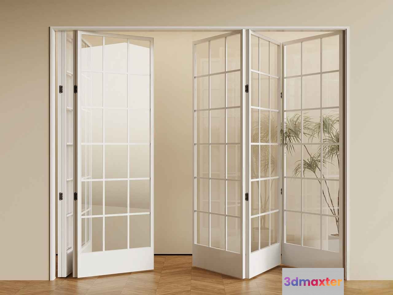A Room Divider 3D Model - 1223 - VRAY Render