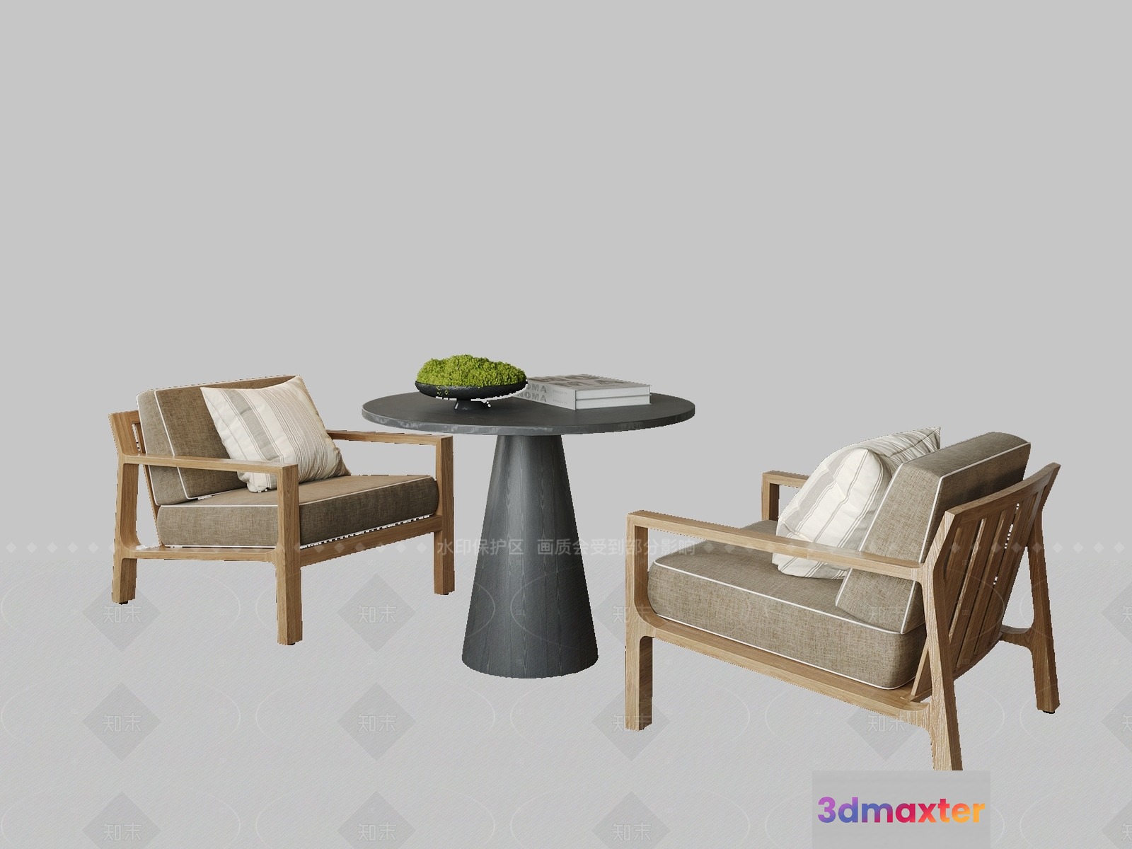 Modern Outdoor Furniture 3D Model - 2390 - VRAY Render