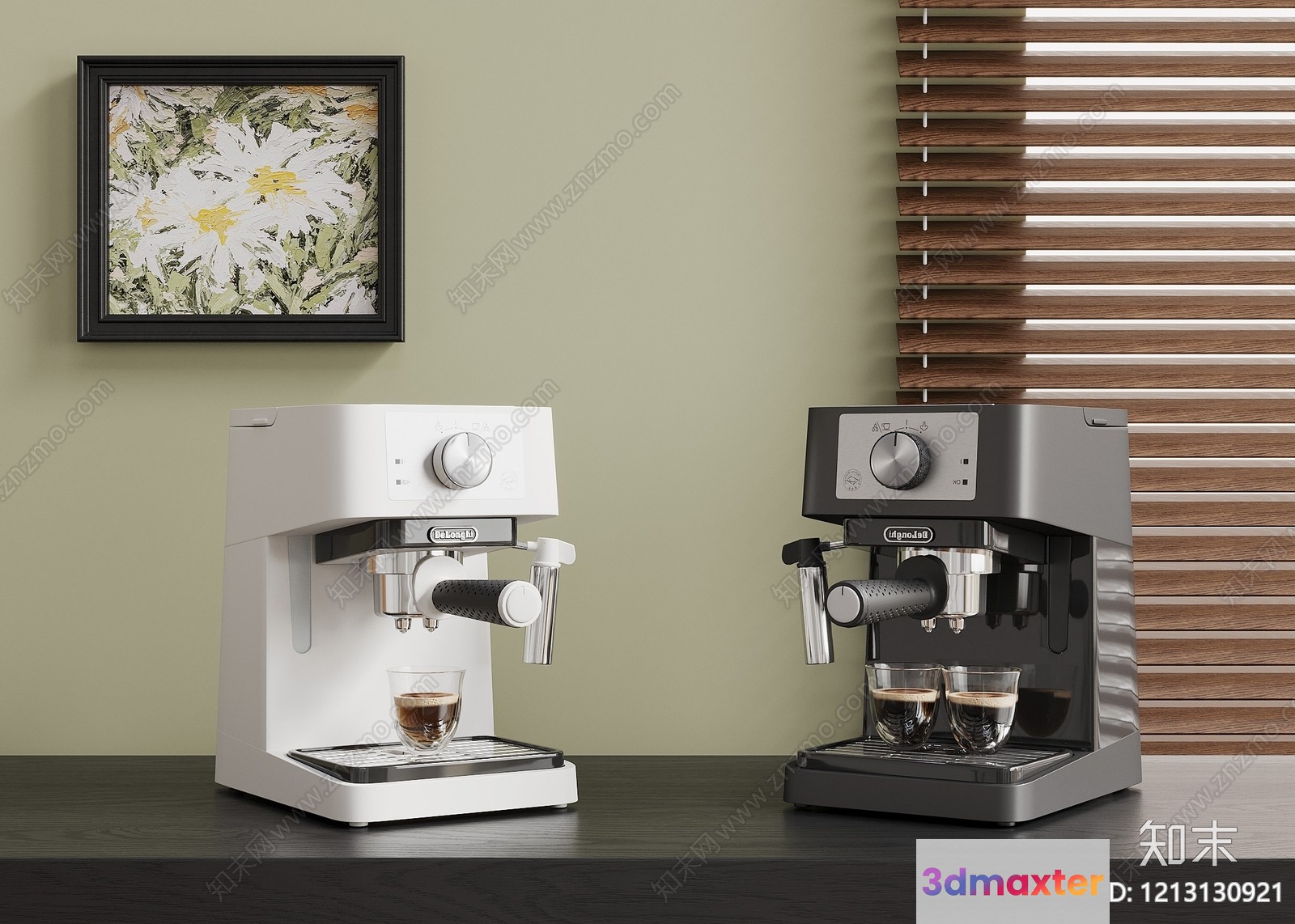 A Coffee Maker 3D Model - 21366 - VRAY Render