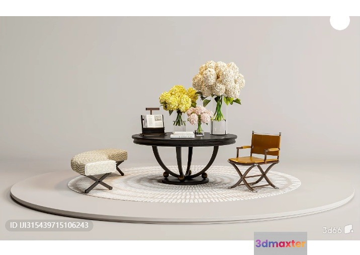 Cozy Home Decor 3D Model - 7468 - VRAY Render