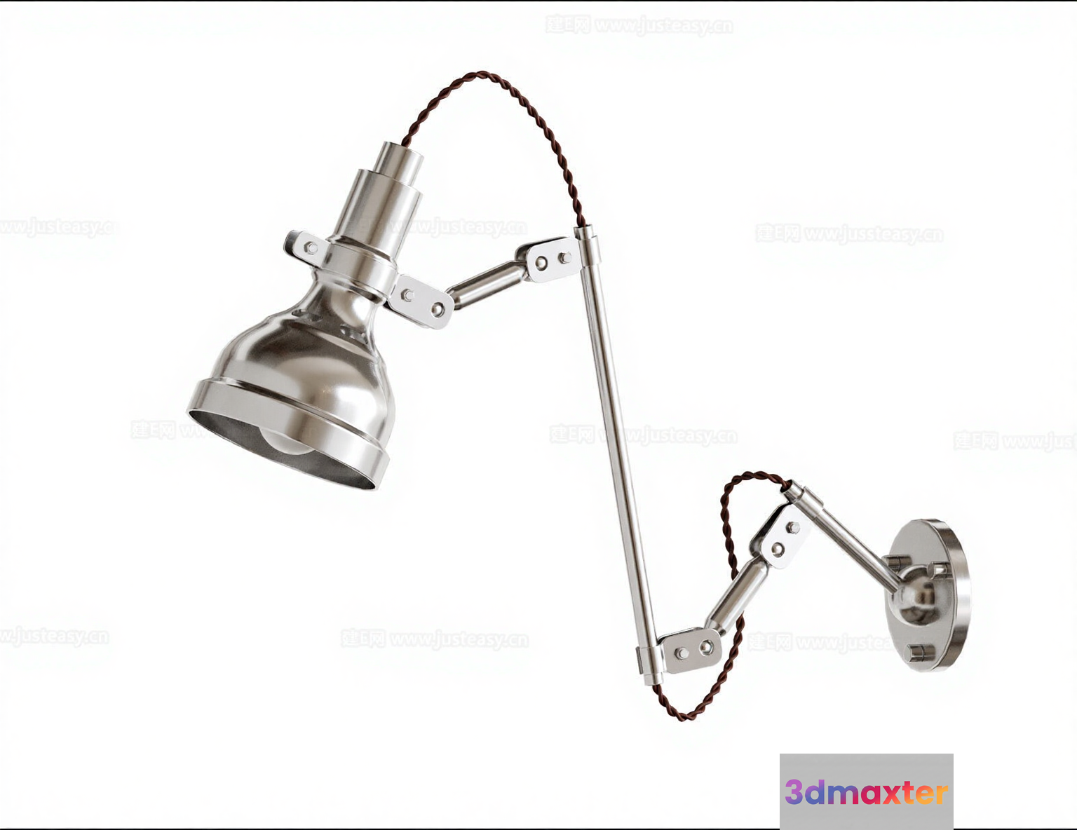 A Silver Light Fixture 3D Model - 2480 - CORONA Render