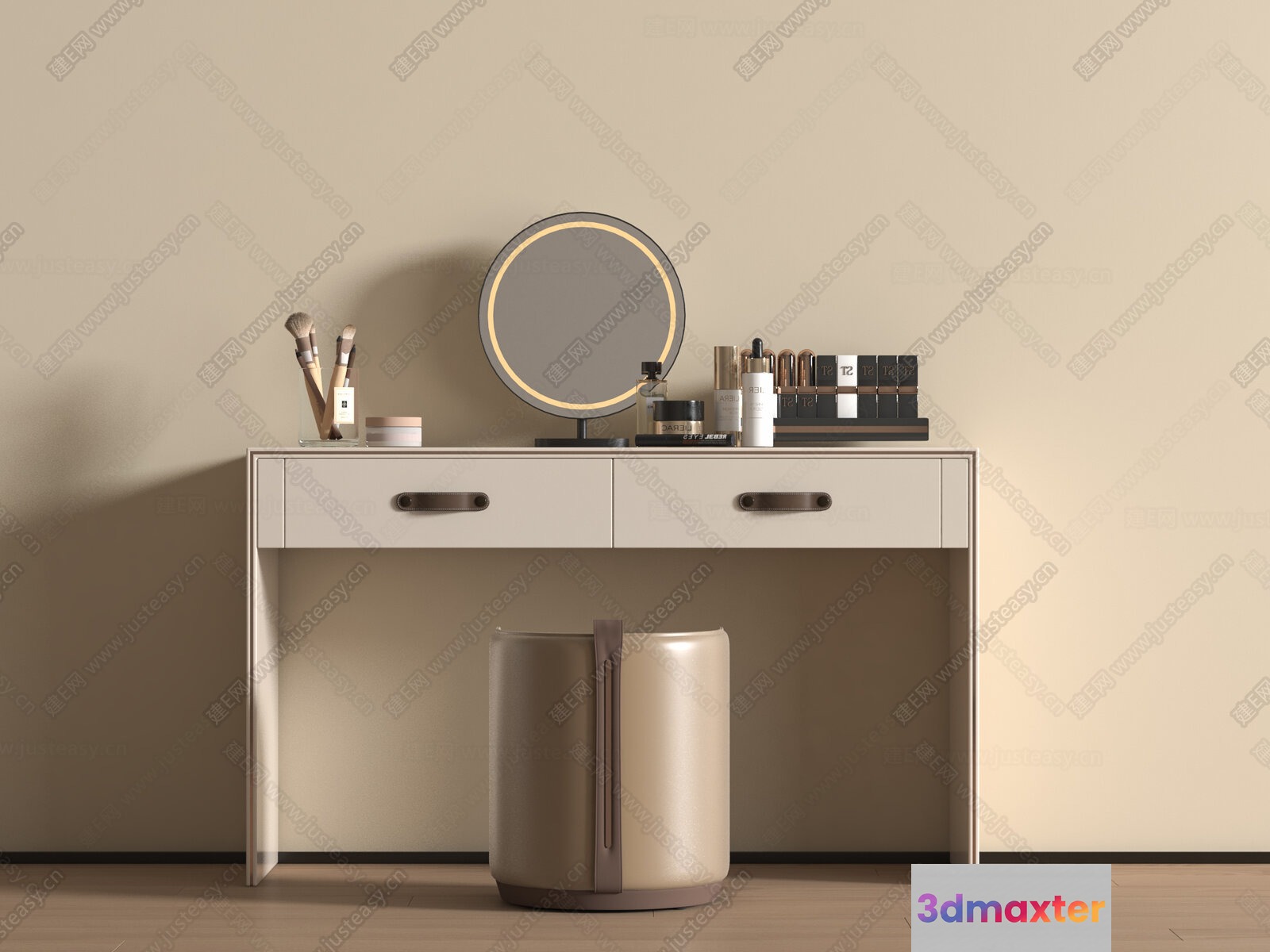 A Modern Vanity Table 3D Model - 15886 - VRAY Render