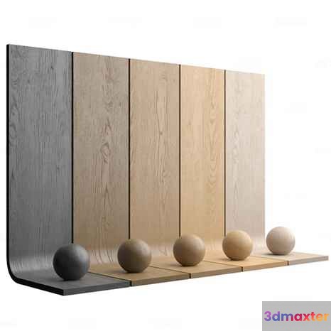Modern Wooden Shelf 3D Model - 5018 - CORONA Render