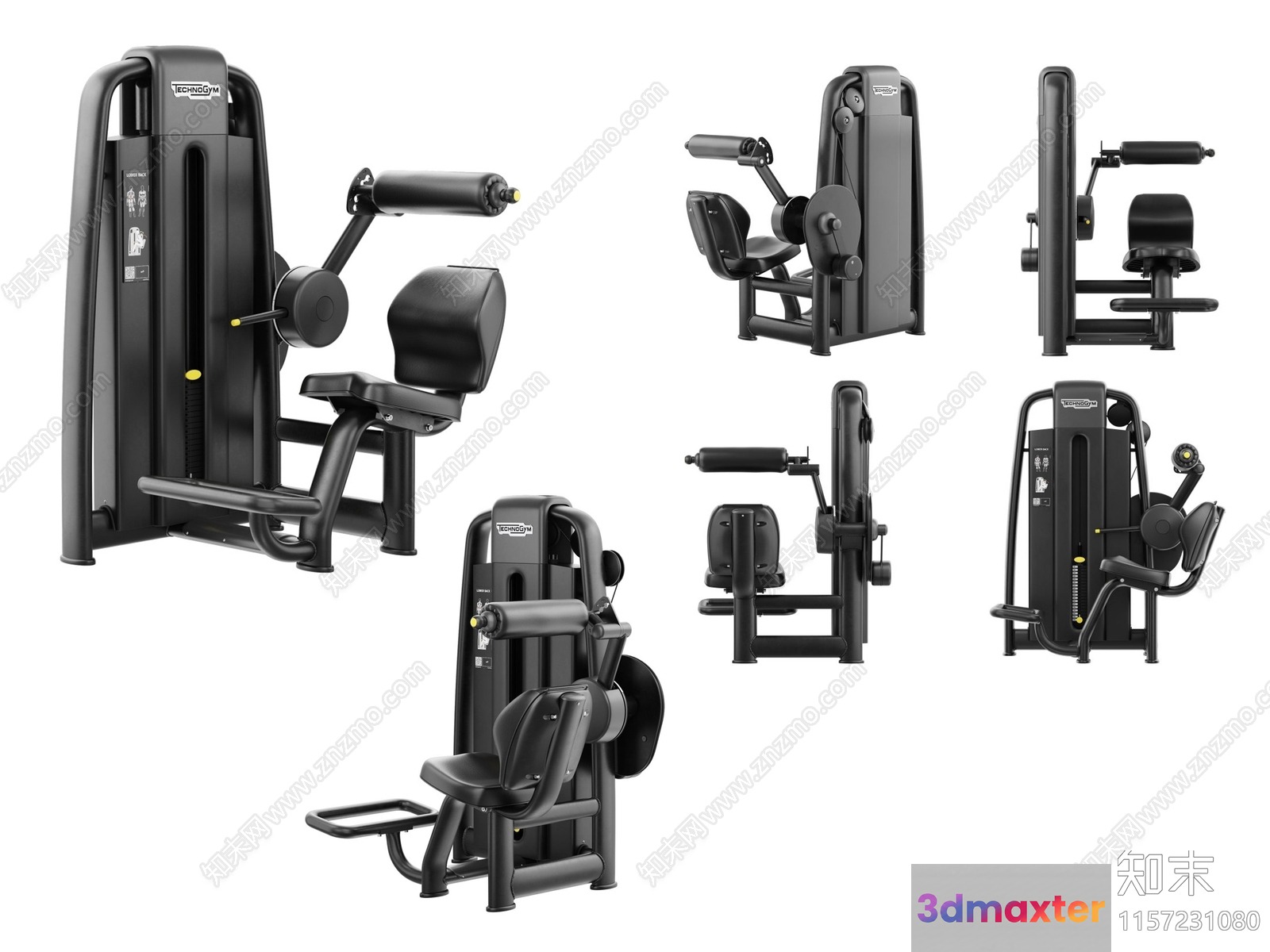 A Gym Machine 3D Model - 11527 - VRAY Render
