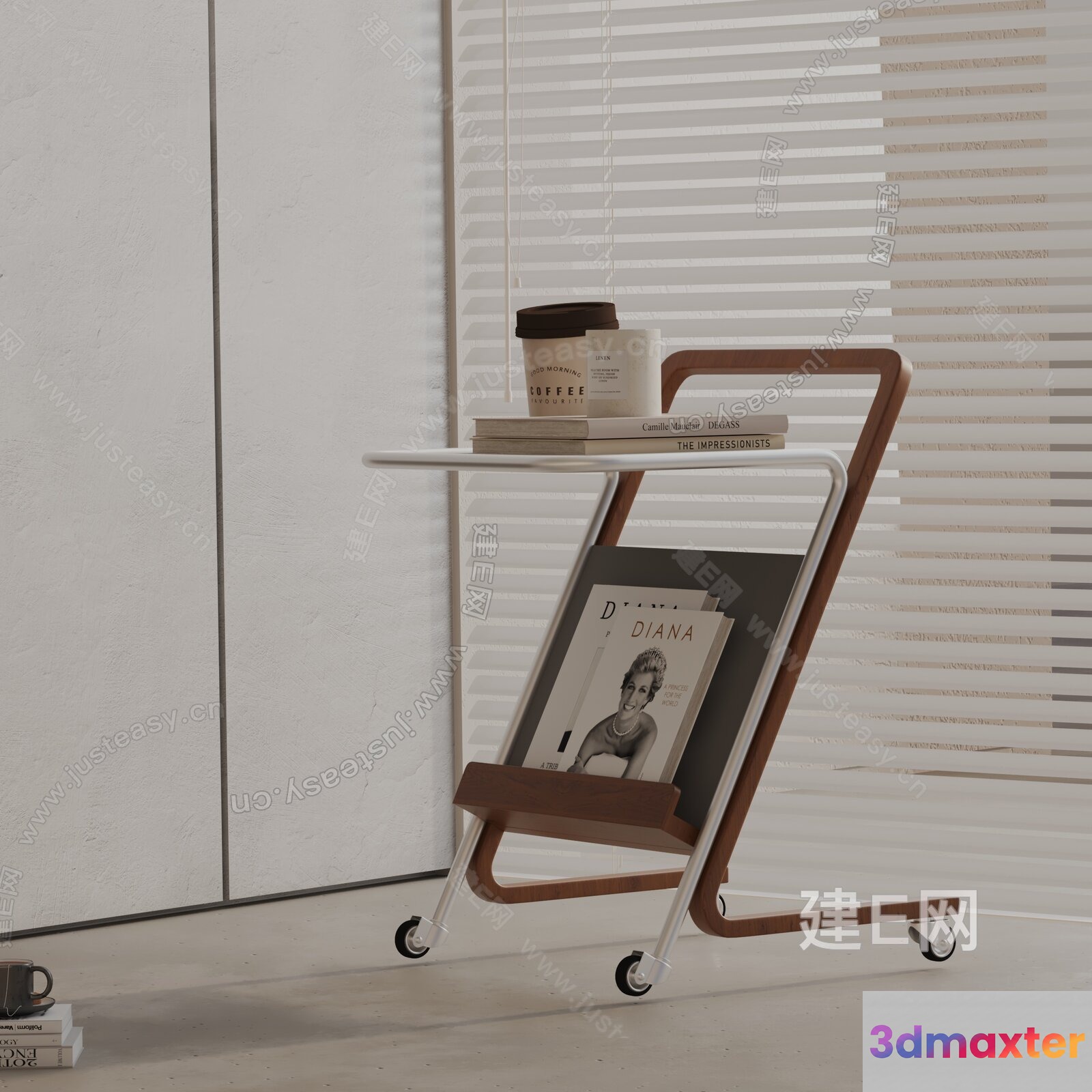 Cozy Coffee Corner 3D Model - 1921 - VRAY Render