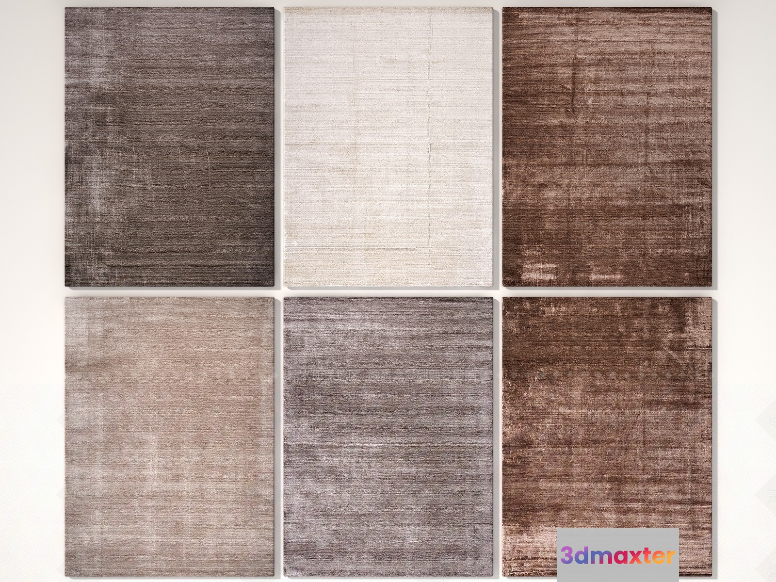 Rugs With Various Colors 3D Model - 18853 - VRAY Render