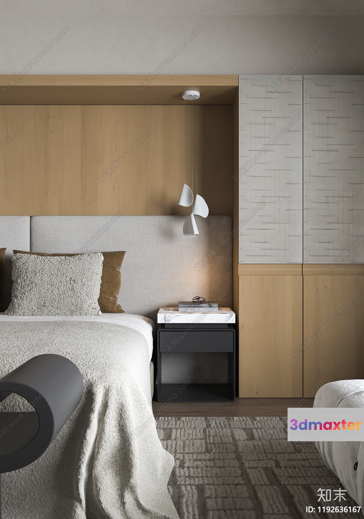Cozy Bedroom 3D Model - 2109 - VRAY Render