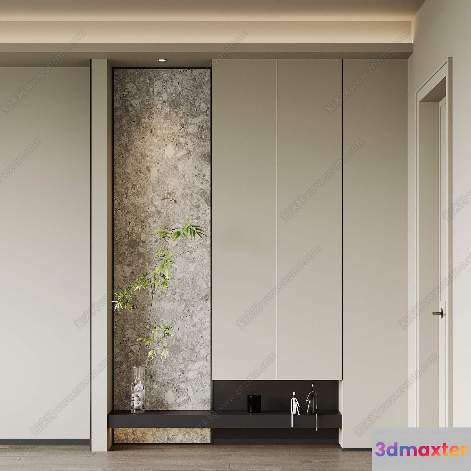Modern Minimalist Interior 3D Model - 9548 - VRAY Render