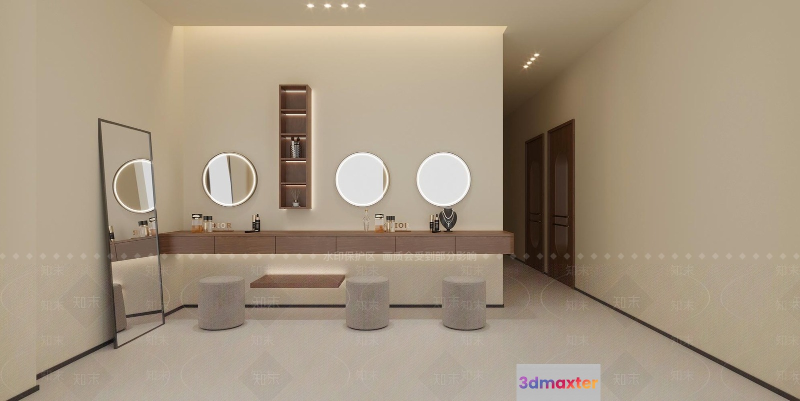 A Modern Minimalist Room 3D Model - 8623 - VRAY Render
