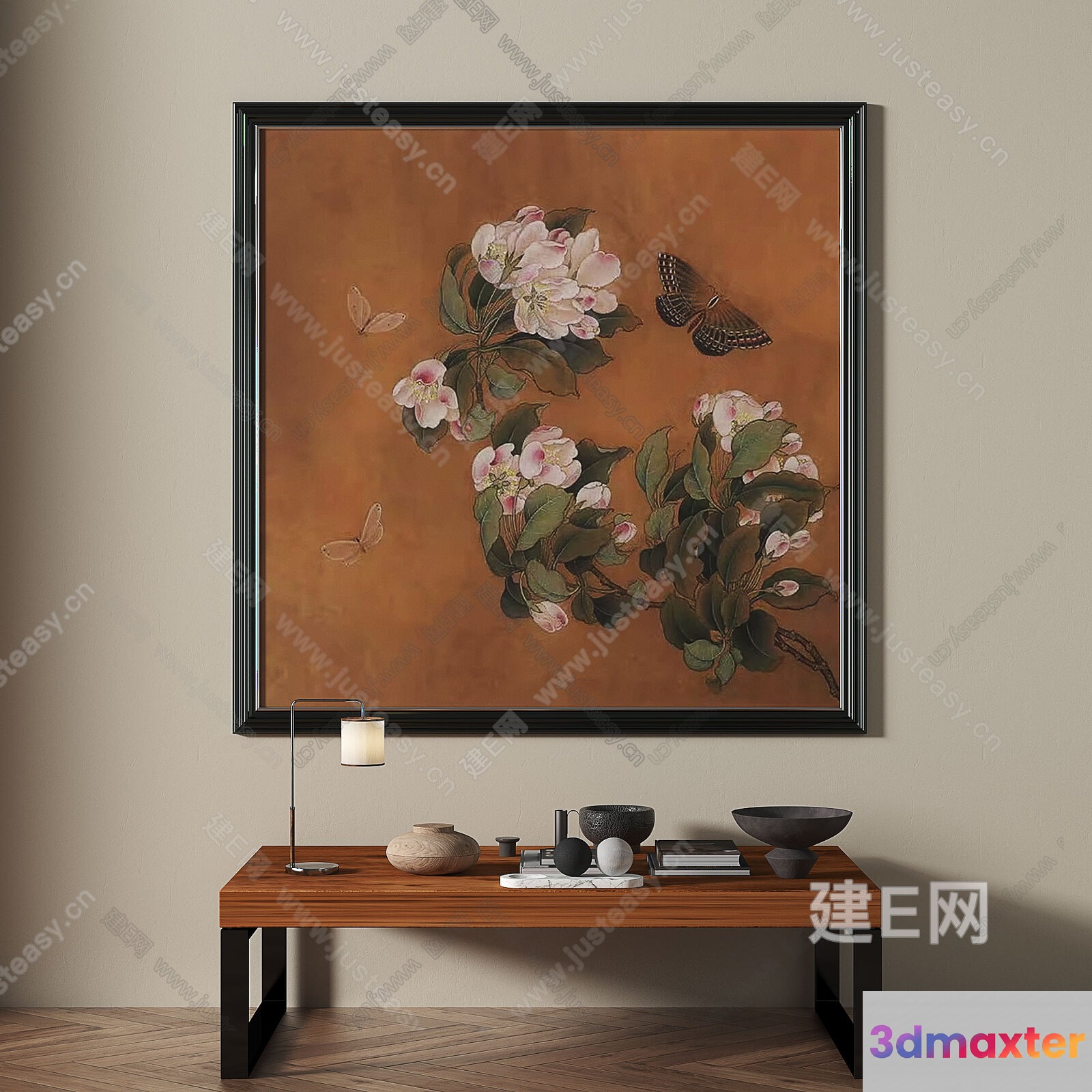 Cozy Living Room 3D Model - 12659 - VRAY Render