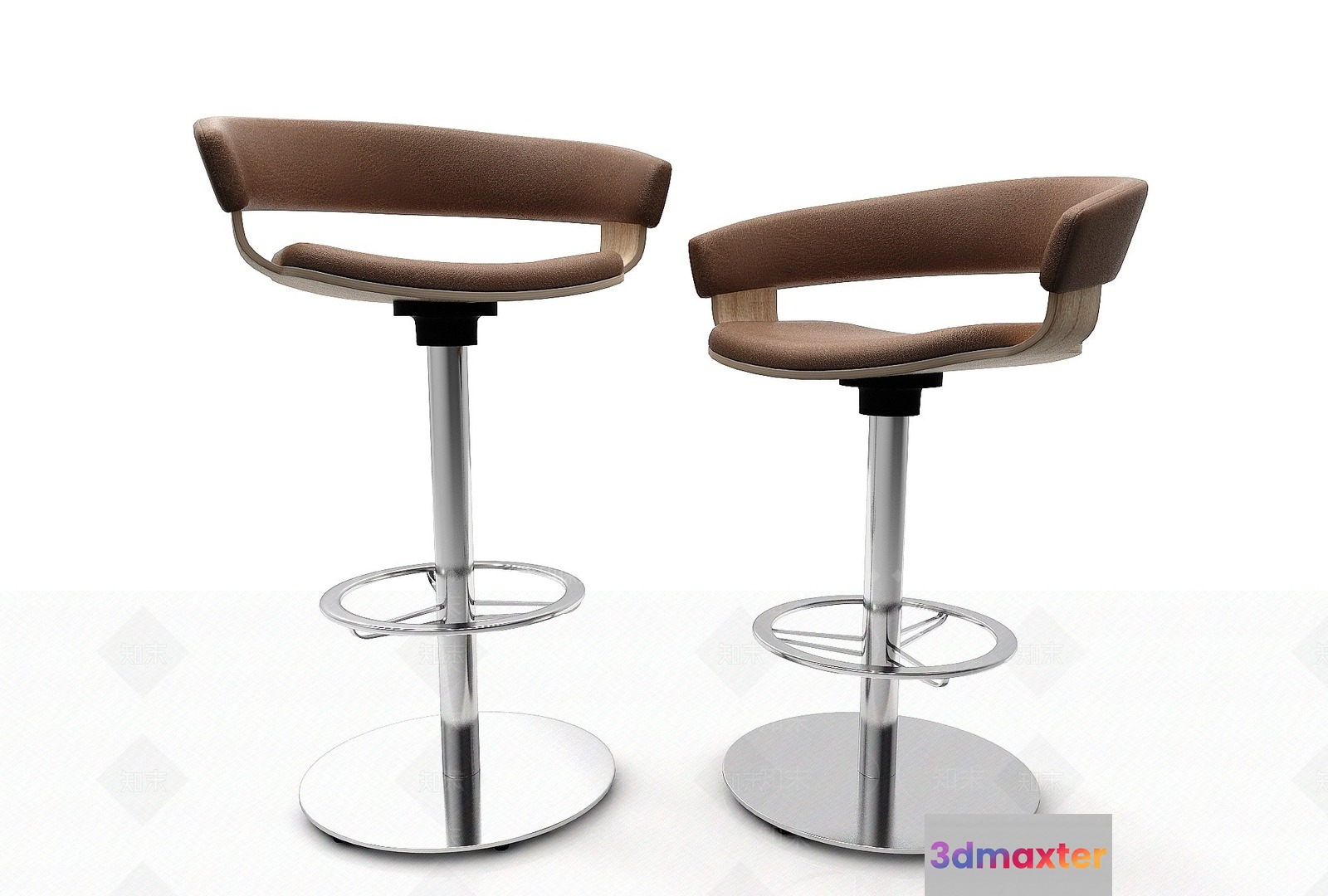 Modern Bar Stools 3D Model - 447 - VRAY Render