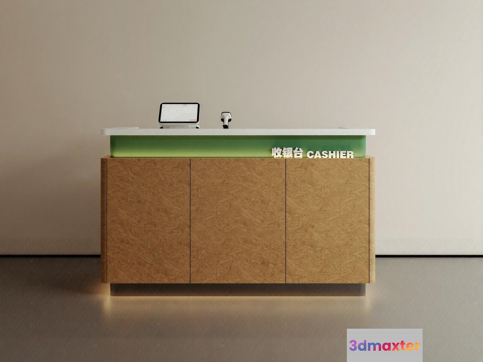 A Cashier Desk 3D Model - 17572 - CORONA Render