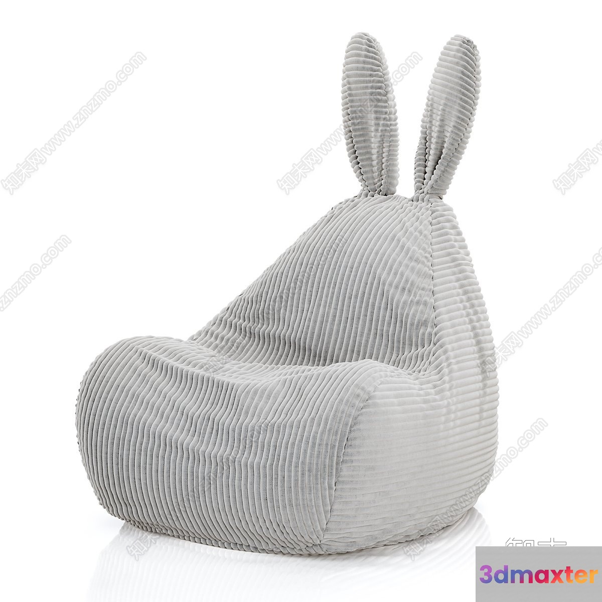 Corduroy Bunny Chair 3D Model - 3279 - VRAY Render