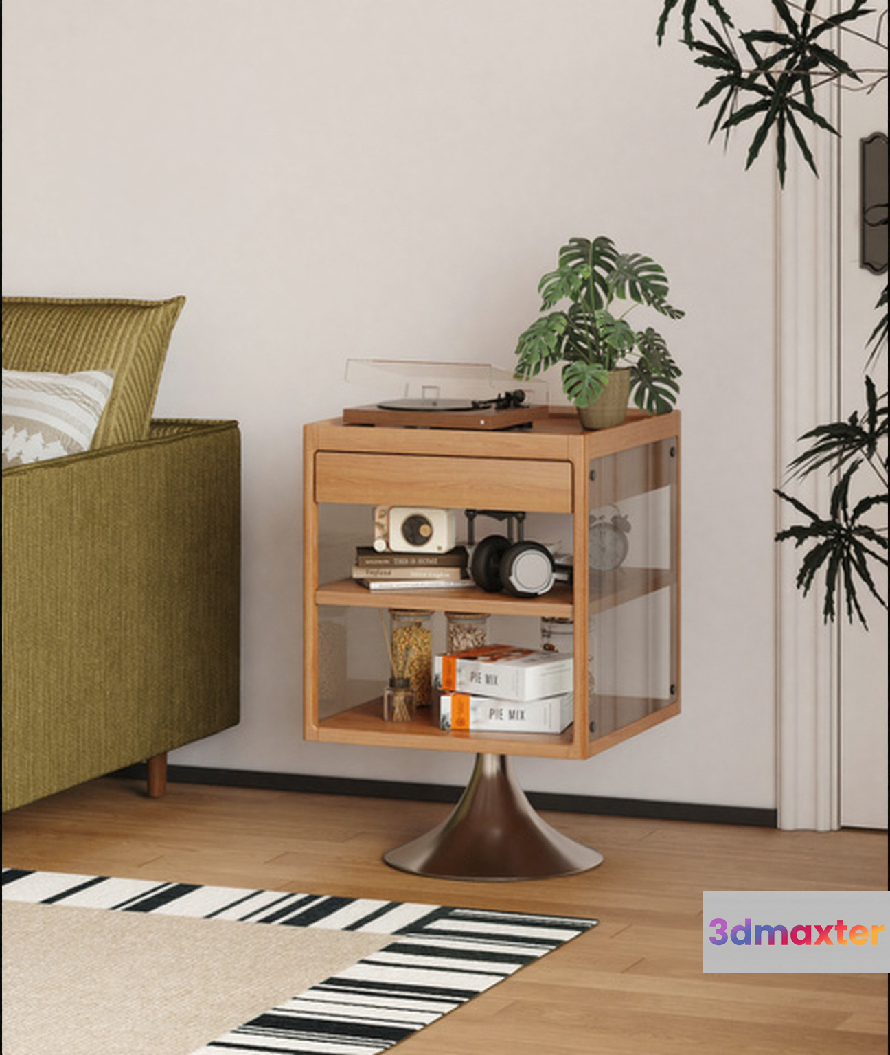 A Modern Side Table 3D Model - 13246 - VRAY Render