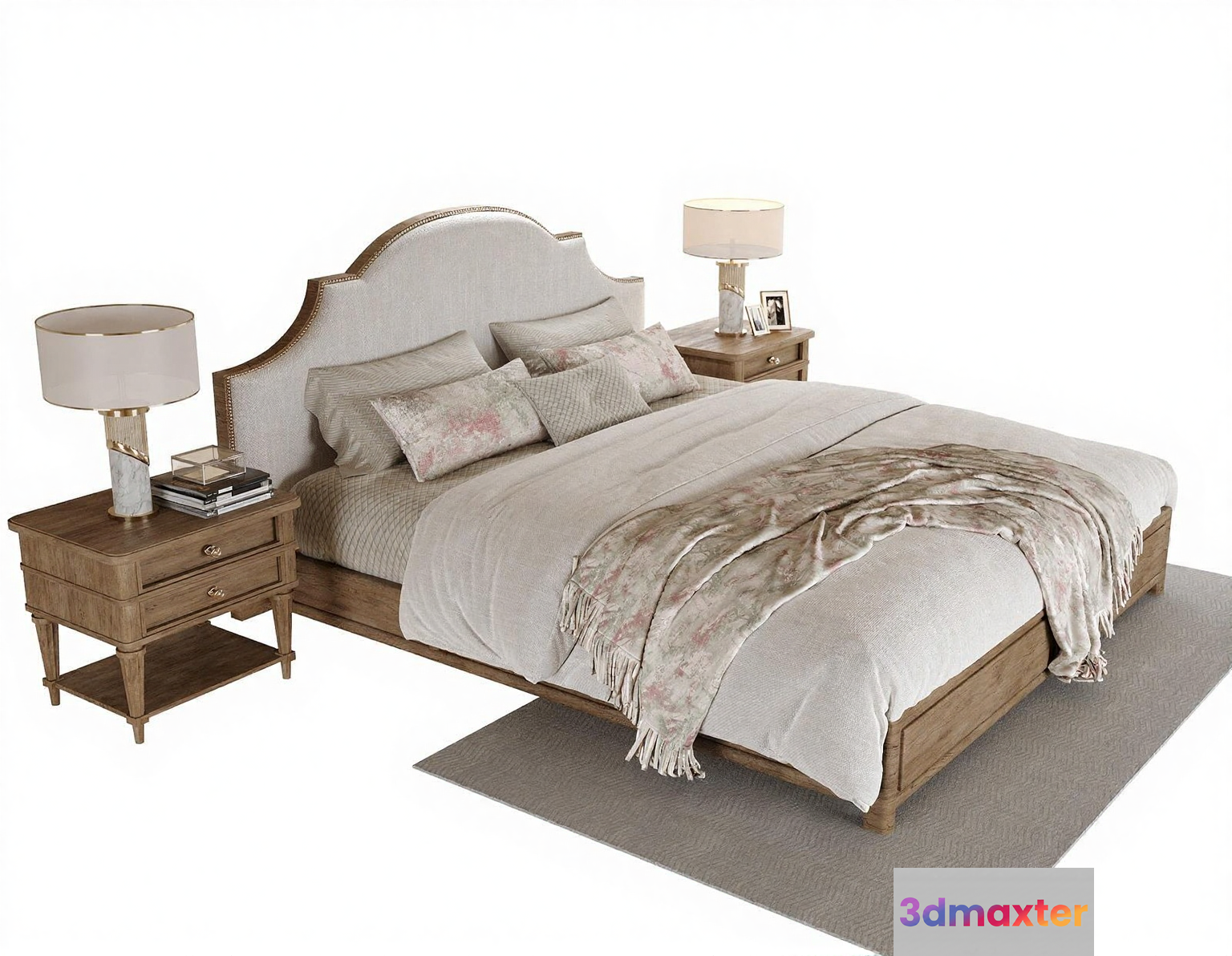 Cozy Bedroom 3D Model - 5301 - CORONA Render