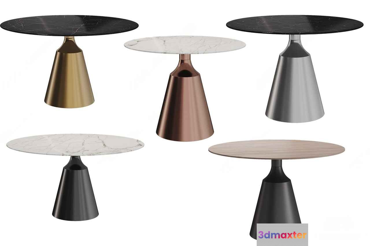 Small Modern Tables 3D Model - 15585 - CORONA Render