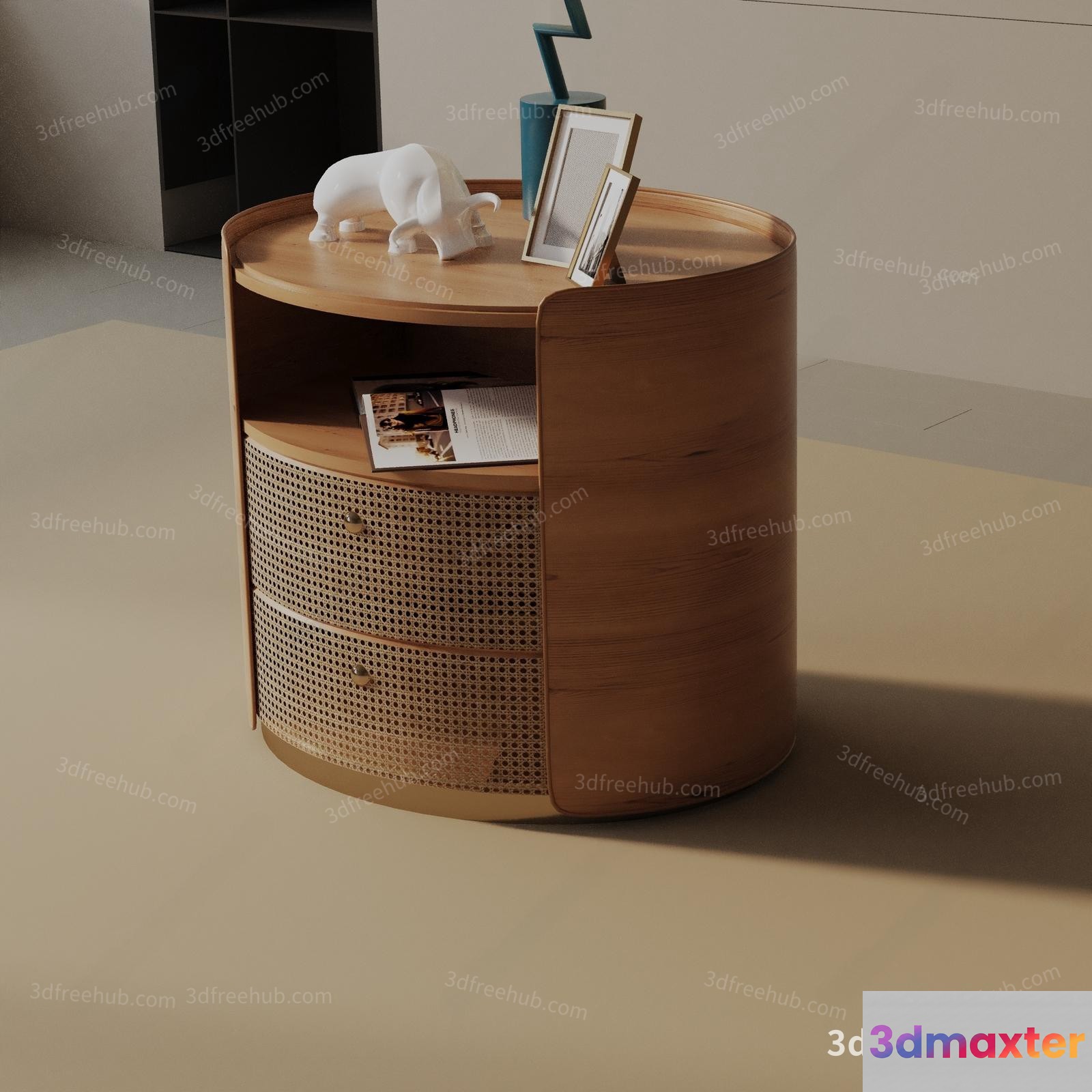 Modern Living Room 3D Model - 22160 - VRAY Render
