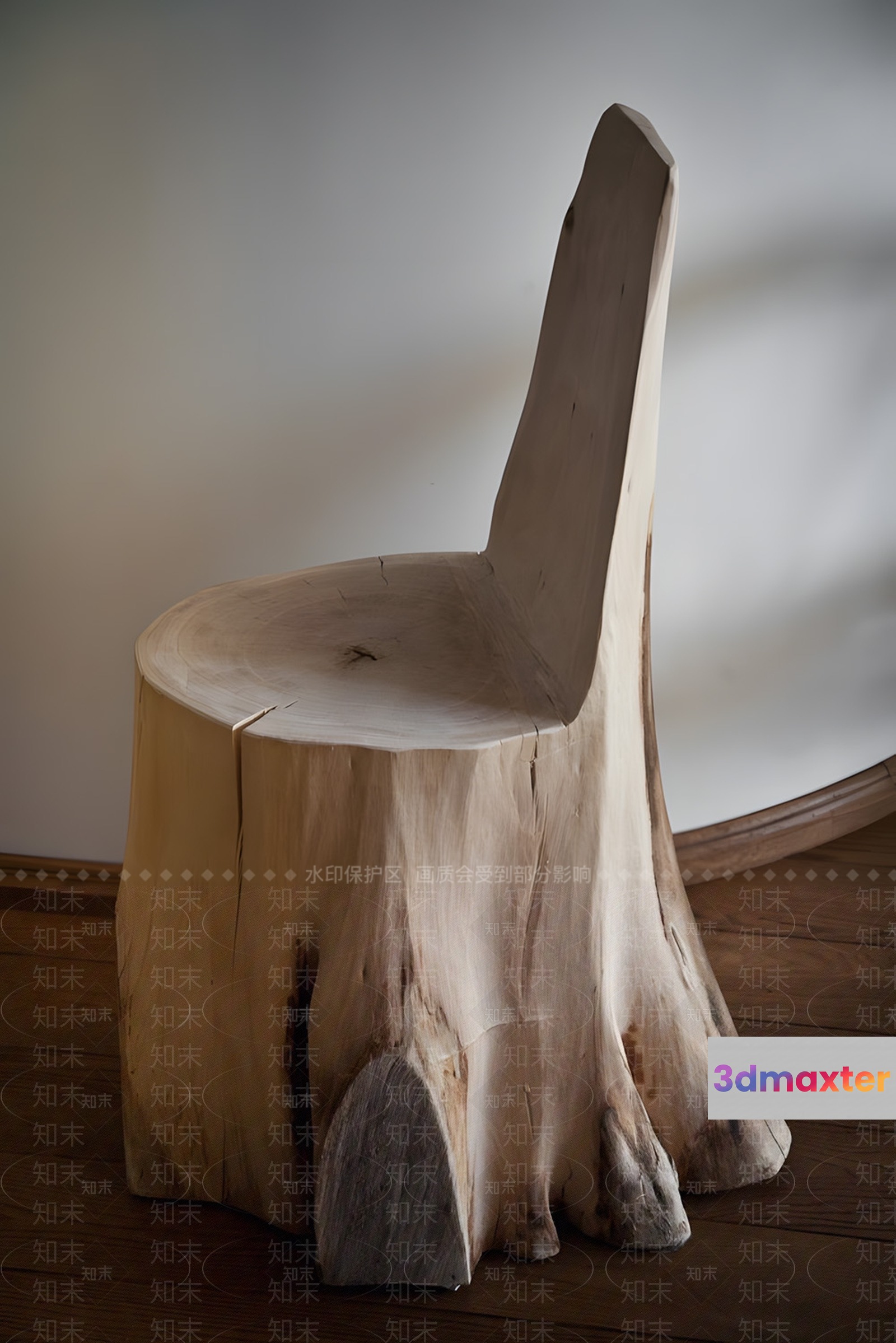 Wooden Chair 3D Model - 4967 - VRAY Render