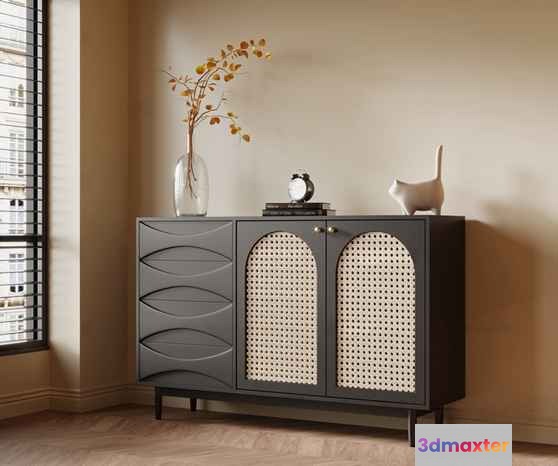 Modern Sideboard Cabinet 3D Model - 3011 - VRAY Render