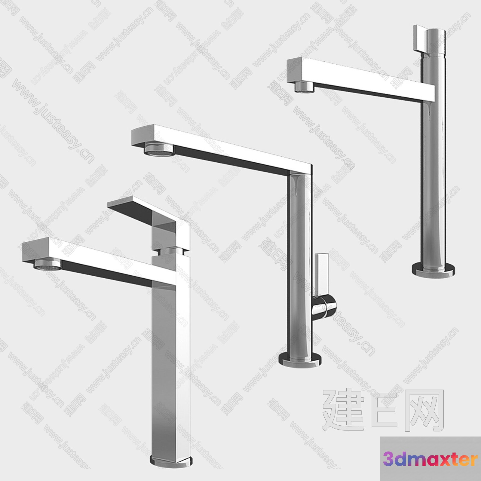 A Modern Faucet 3D Model - 17390 - VRAY Render