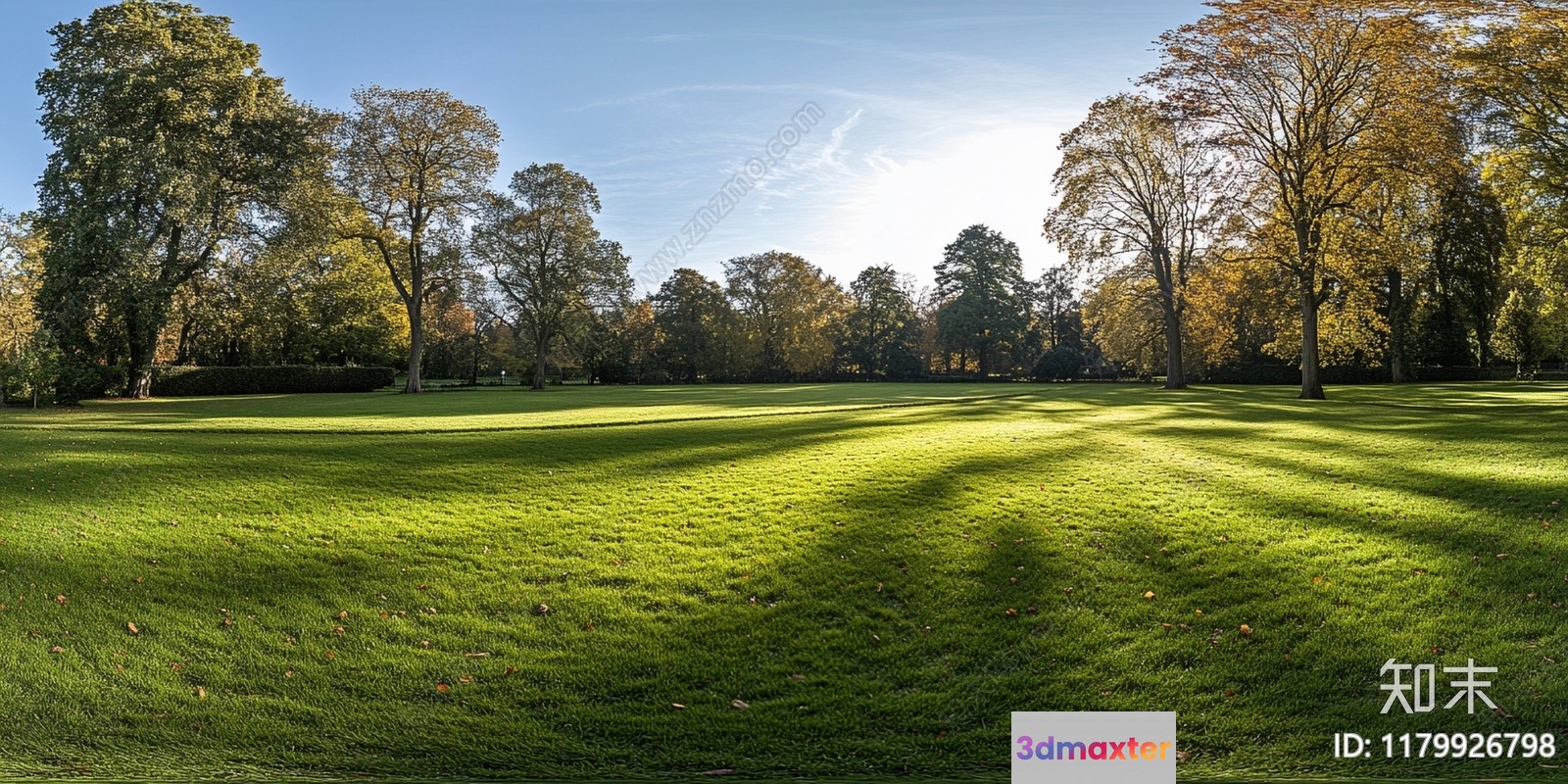 A Large Grassy Field 3D Model - 3084 - VRAY Render