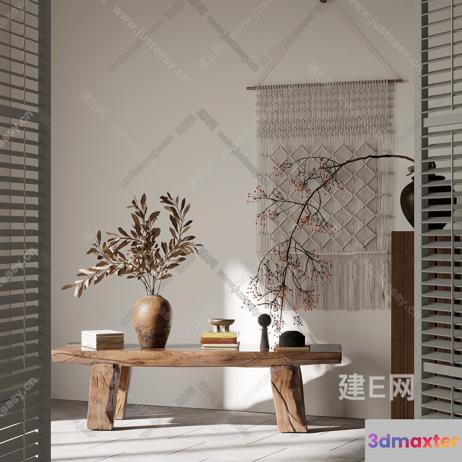 Modern Living Room 3D Model - 12189 - VRAY Render