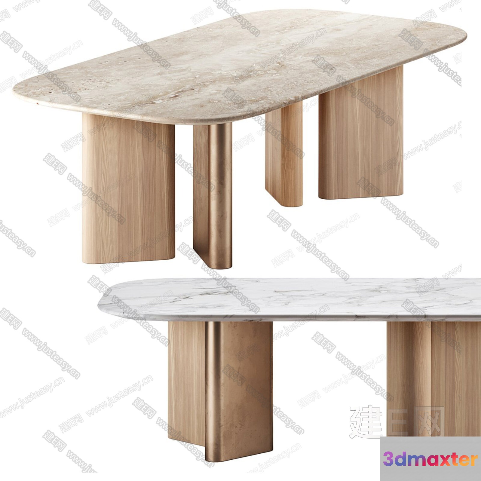 Modern Coffee Table 3D Model - 3363 - VRAY Render
