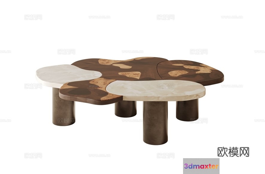 Modern Coffee Table 3D Model - 11306 - CORONA Render