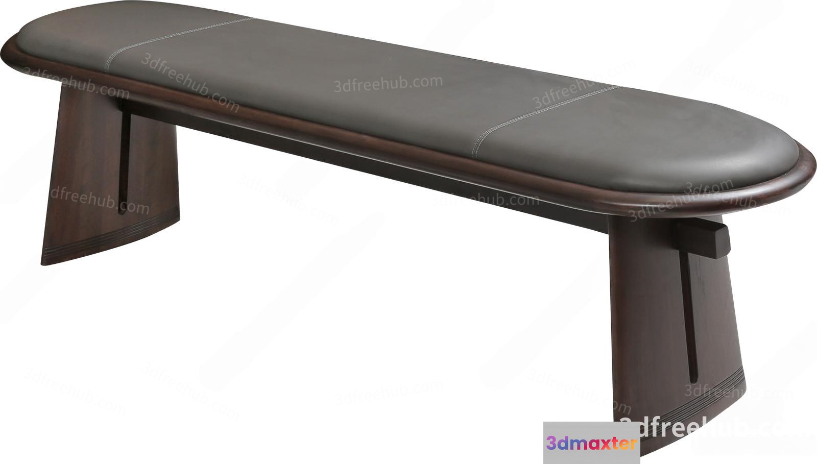 Modern Wooden Bench 3D Model - 20595 - VRAY Render