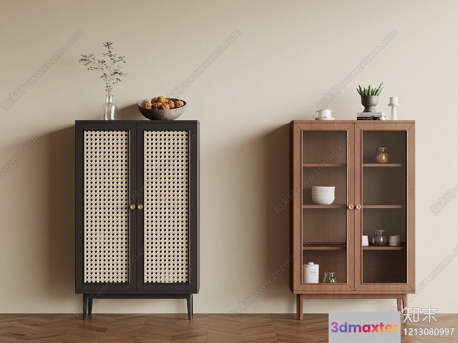 Mid-Century Modern Furniture 3D Model - 20458 - VRAY Render