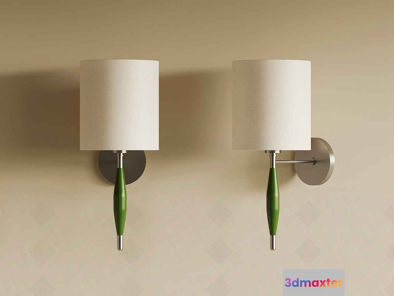 Modern Wall Sconces 3D Model - 6365 - VRAY Render