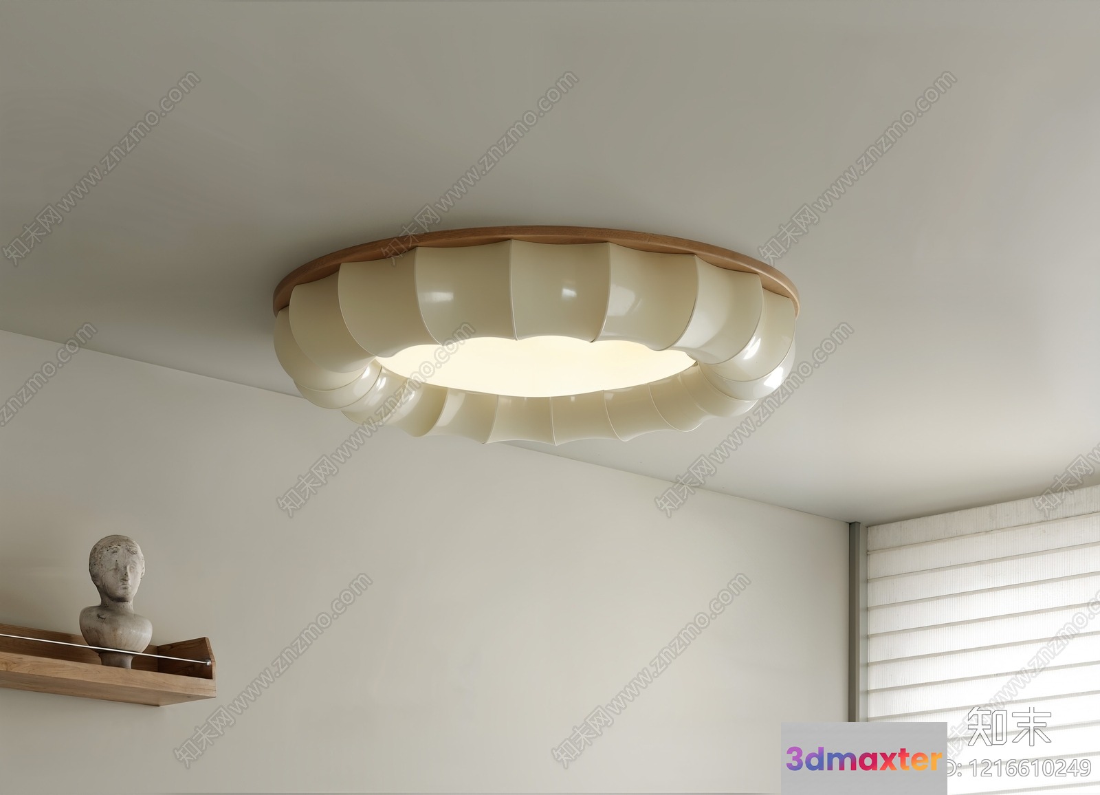 Modern Light Fixture 3D Model - 14340 - VRAY Render
