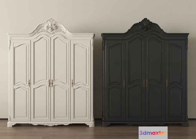 Two Armoires 3D Model - 169 - VRAY Render