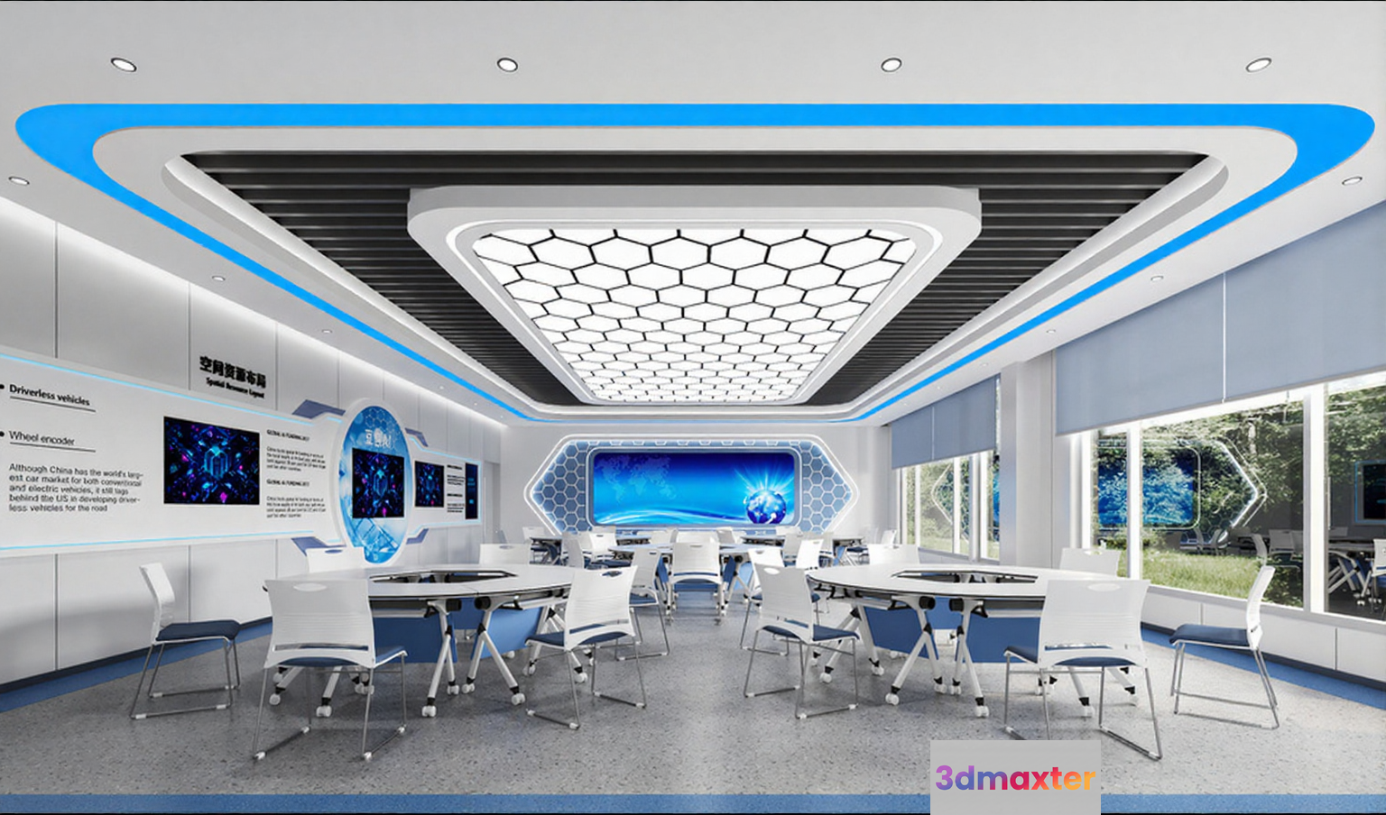 Modern Conference Room 3D Model - 5913 - CORONA Render