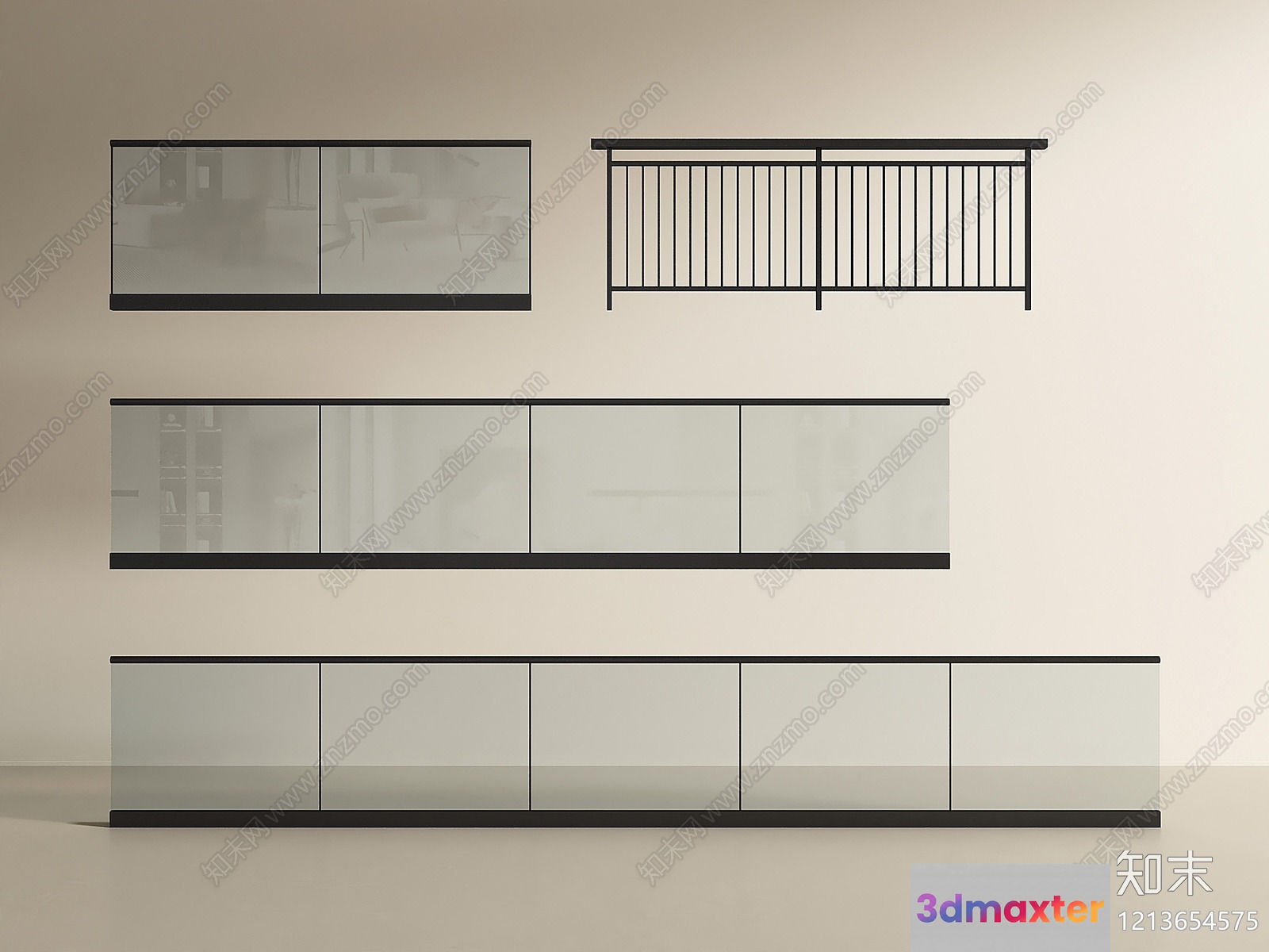 A Modern Kitchen 3D Model - 9984 - VRAY Render