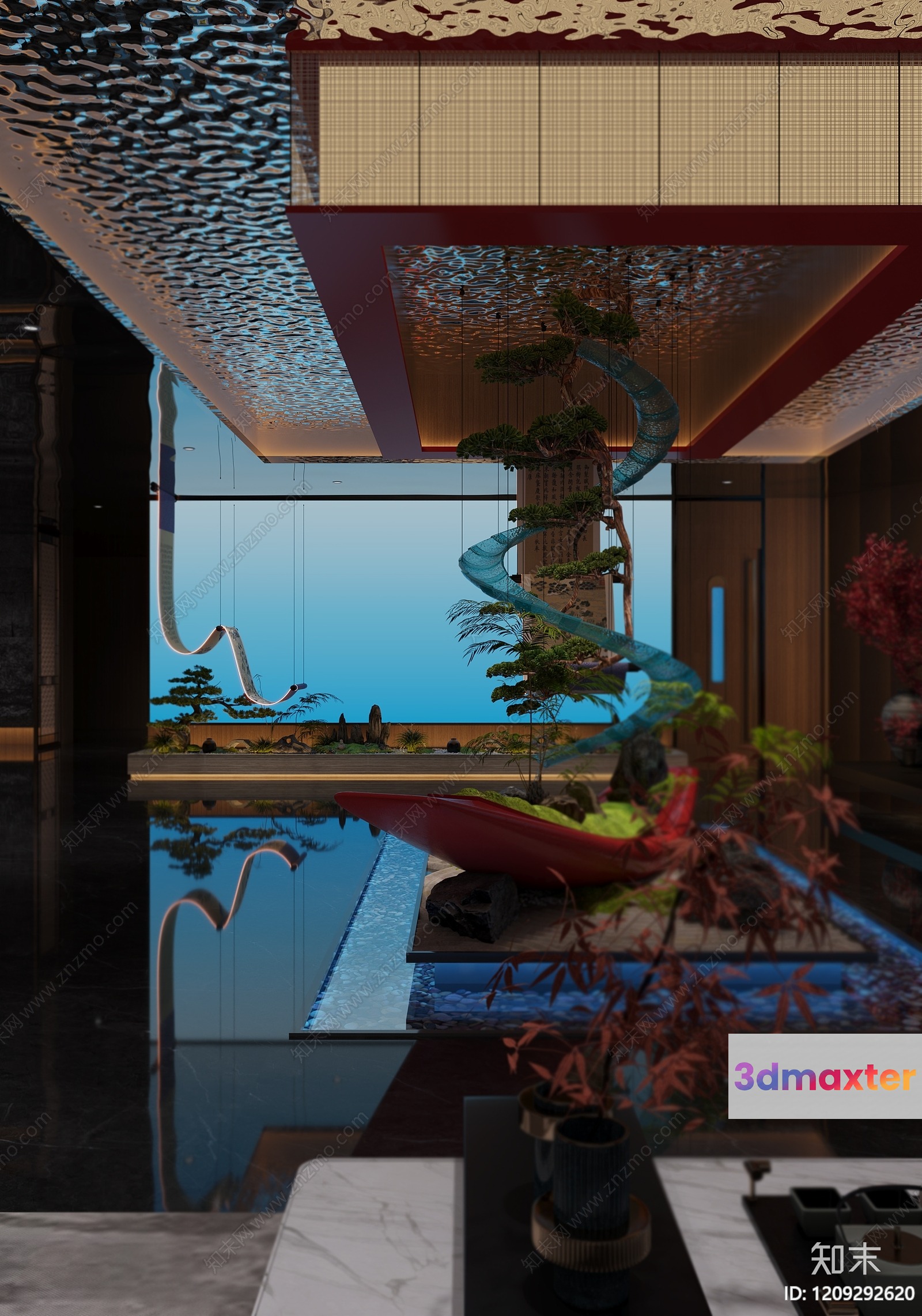 Modern Interior Design 3D Model - 9353 - CORONA Render