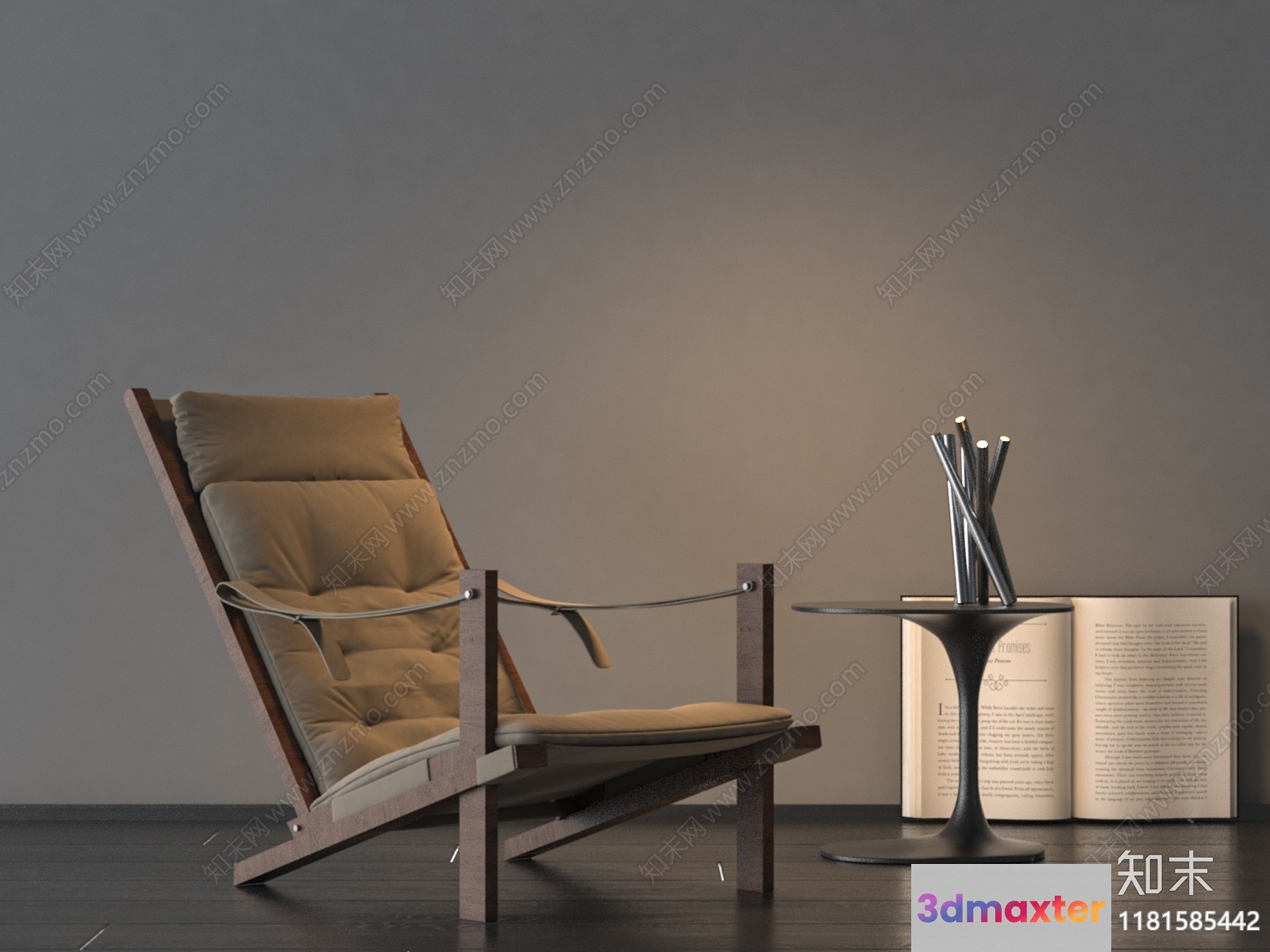 Modern Minimalist Room 3D Model - 11877 - VRAY Render