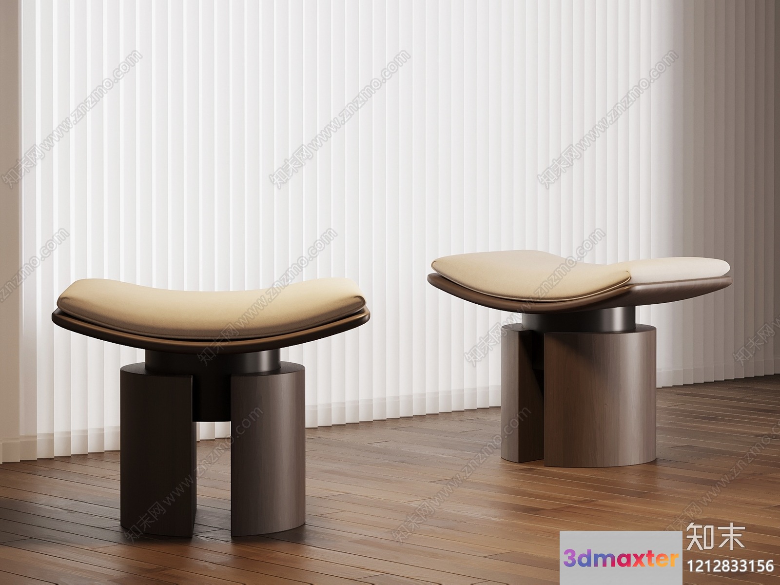 Modern Living Room 3D Model - 2420 - VRAY Render