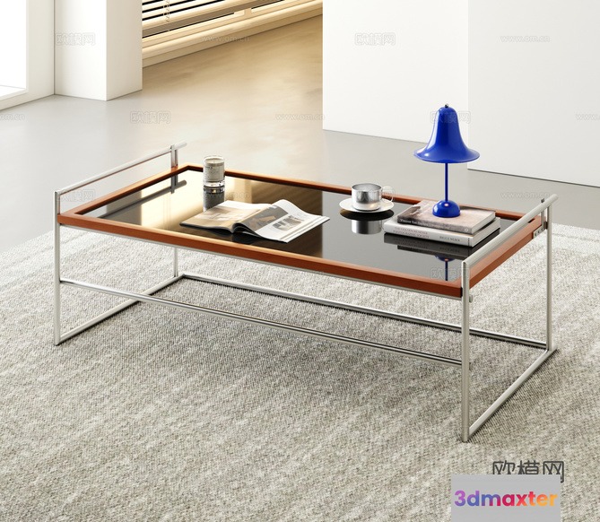 Modern Living Room 3D Model - 2127 - VRAY Render