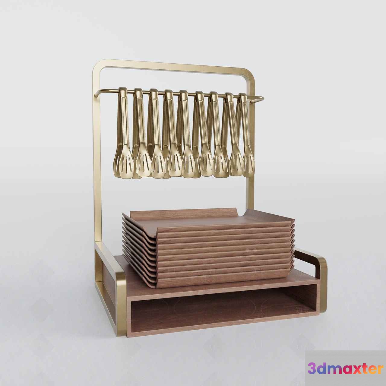 A Kitchen Utensil Holder 3D Model - 9086 - VRAY Render