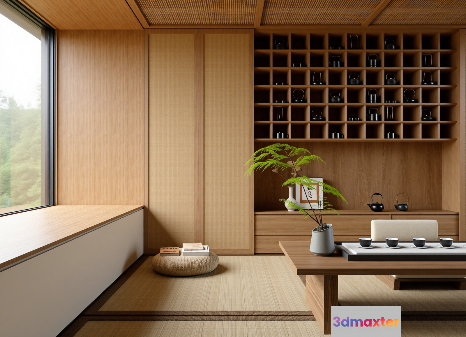 Japanese Room 3D Model - 7800 - VRAY Render