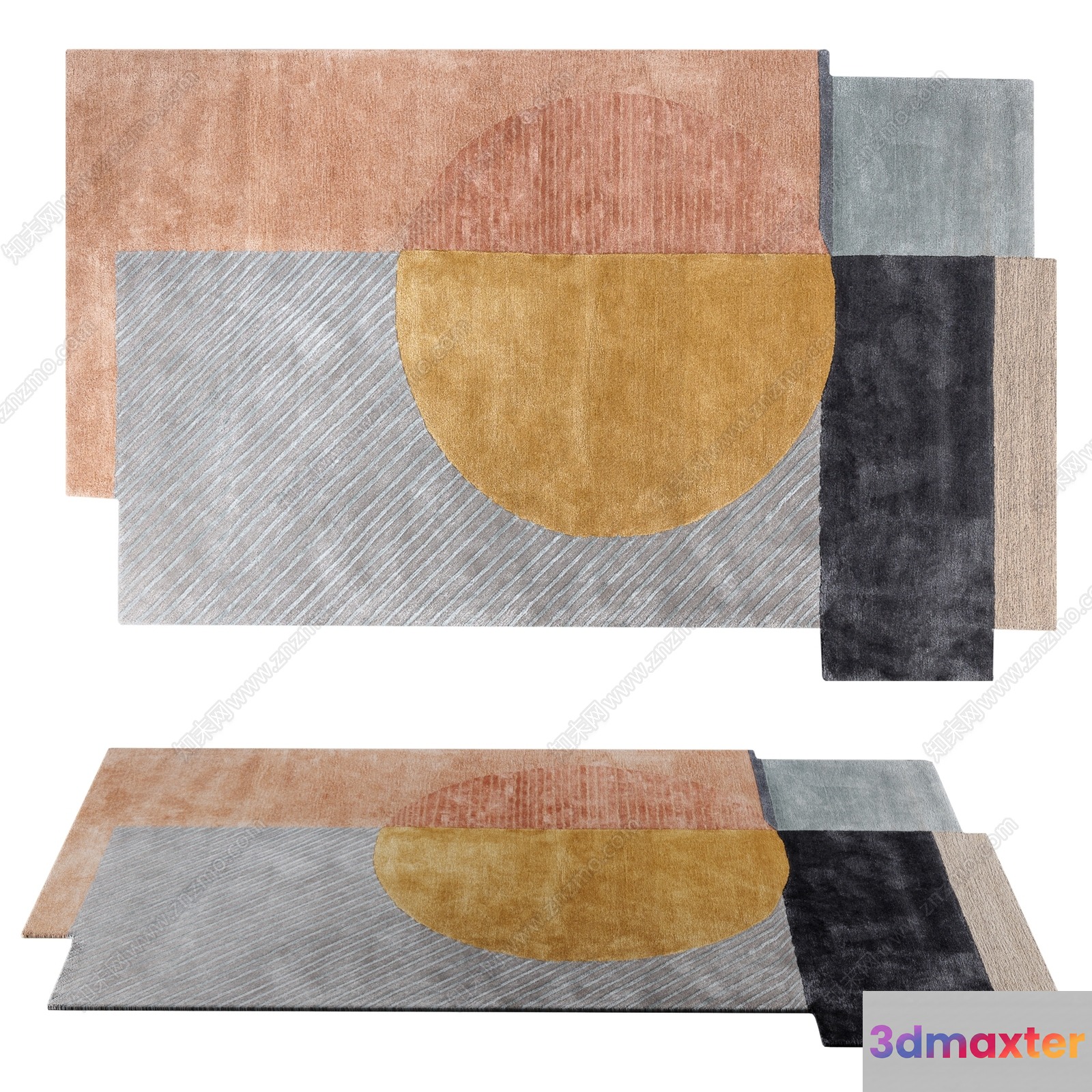 Abstract Artwork 3D Model - 6167 - VRAY Render