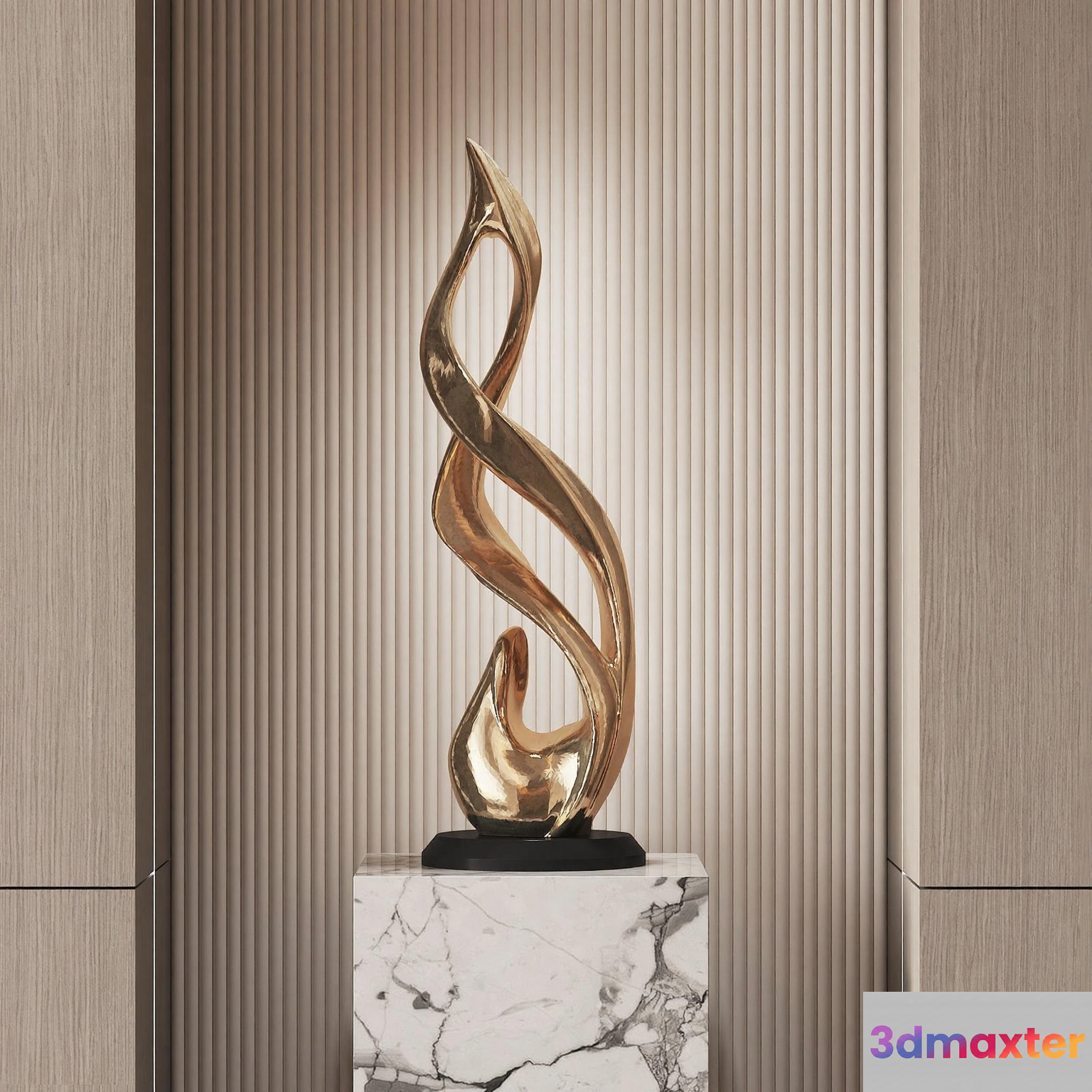 Modern Decorative Sculpture 3D Model - 10481 - VRAY Render