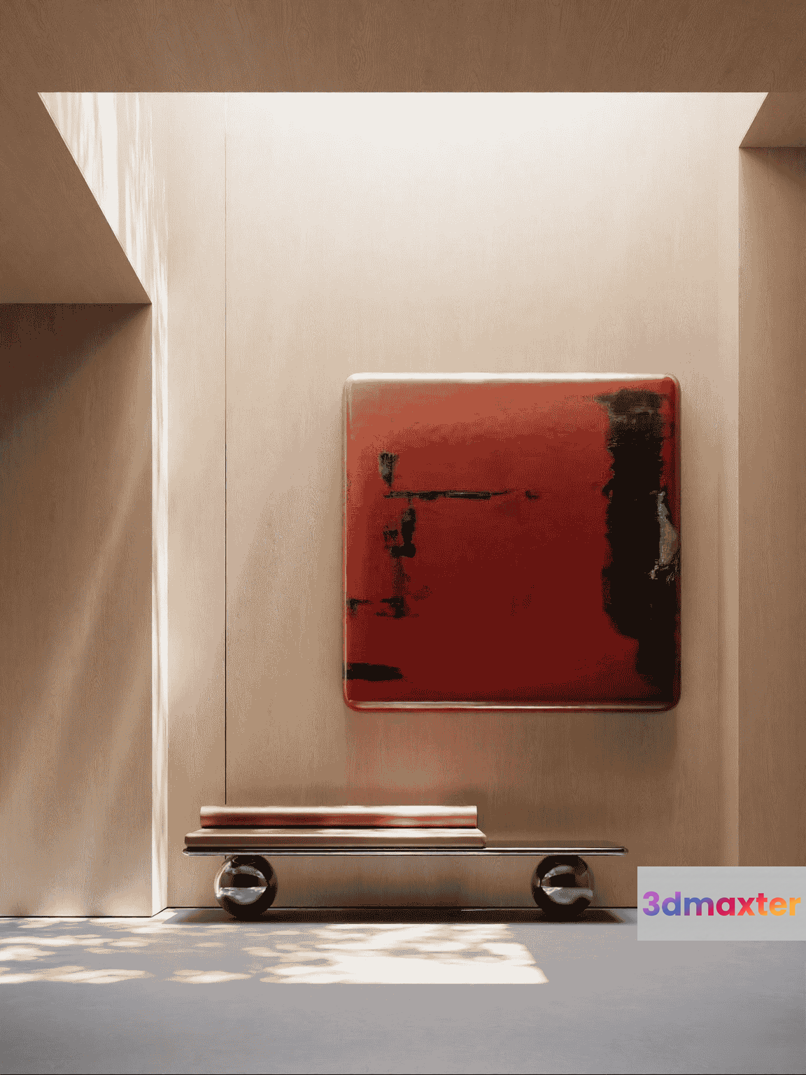 Modern Artwork 3D Model - 13887 - VRAY Render