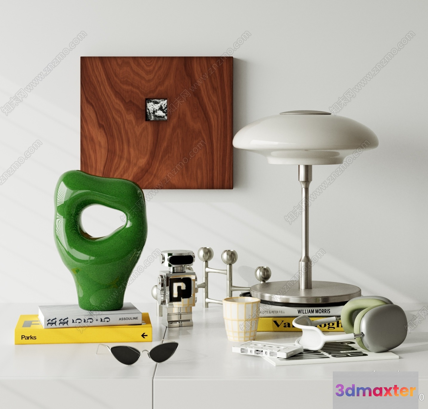Modern Decorative Items 3D Model - 14262 - VRAY Render