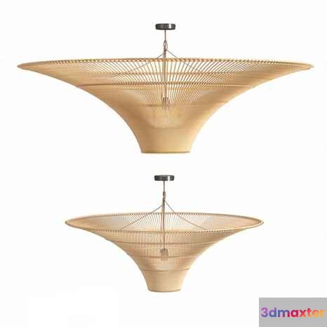 Gold Light Fixture 3D Model - 7645 - CORONA Render