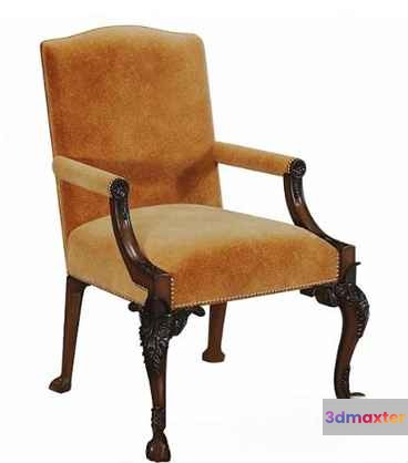 Wooden Armchair 3D Model - 779 - CORONA Render
