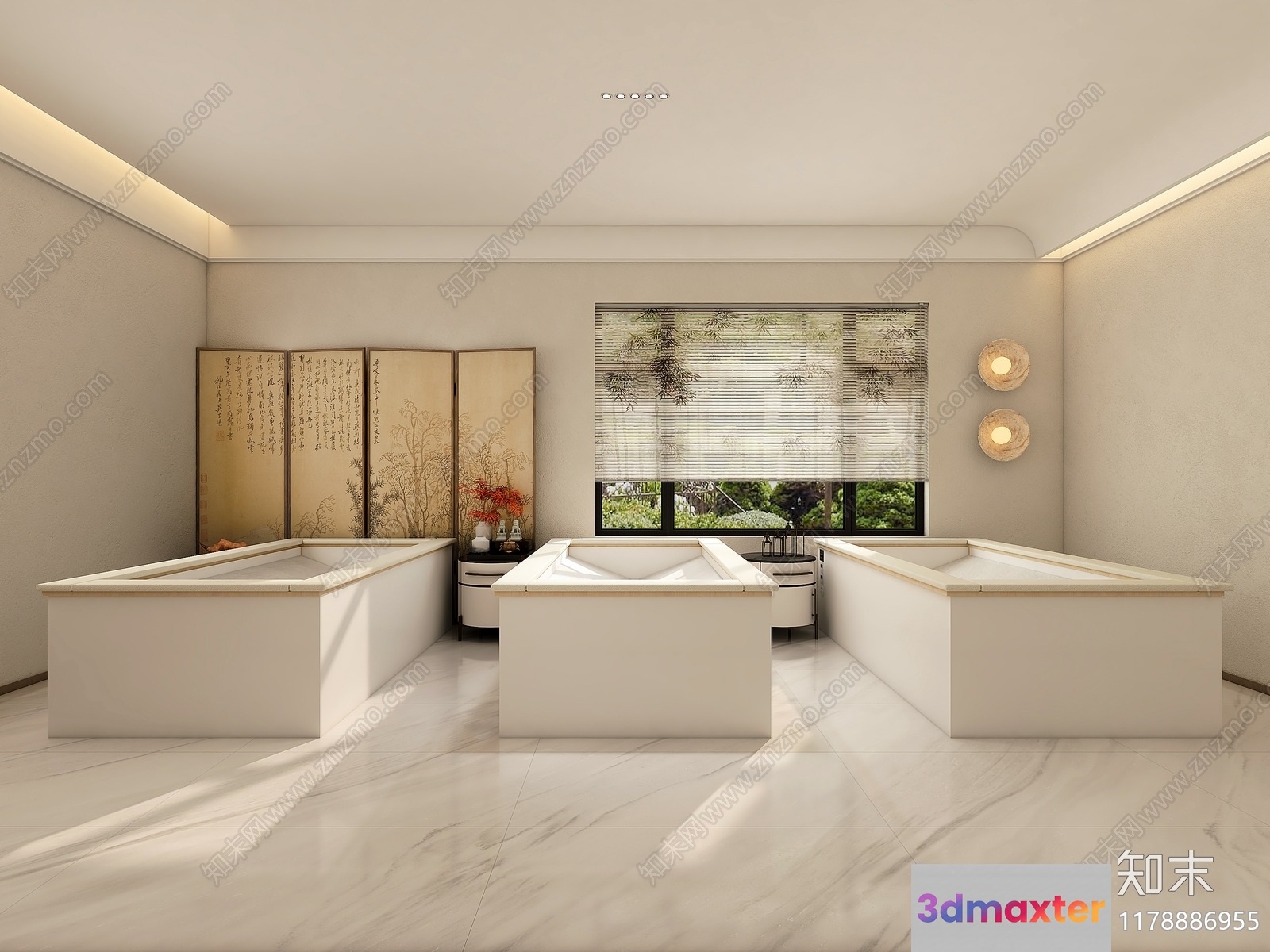 Modern Minimalist Room 3D Model - 11762 - VRAY Render