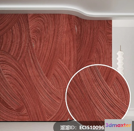 Wooden Wall Panel 3D Model - 9131 - VRAY Render