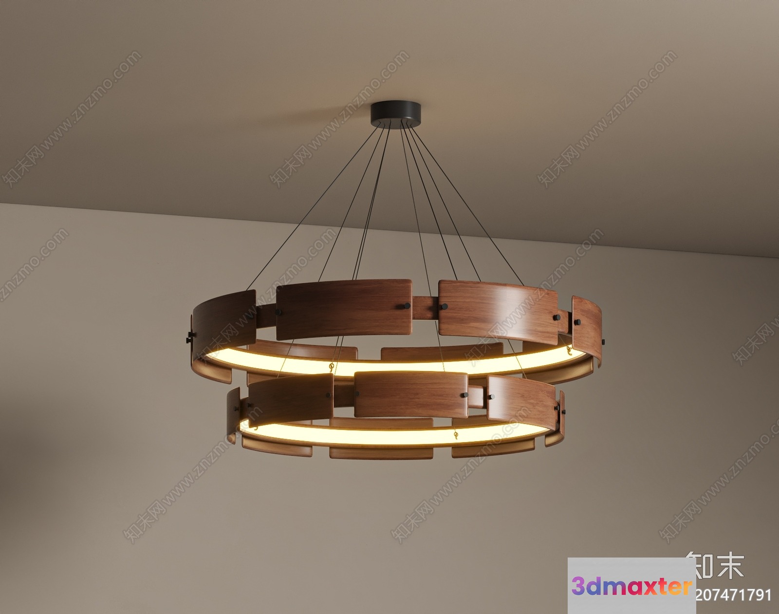 A Modern Light Fixture 3D Model - 1085 - VRAY Render